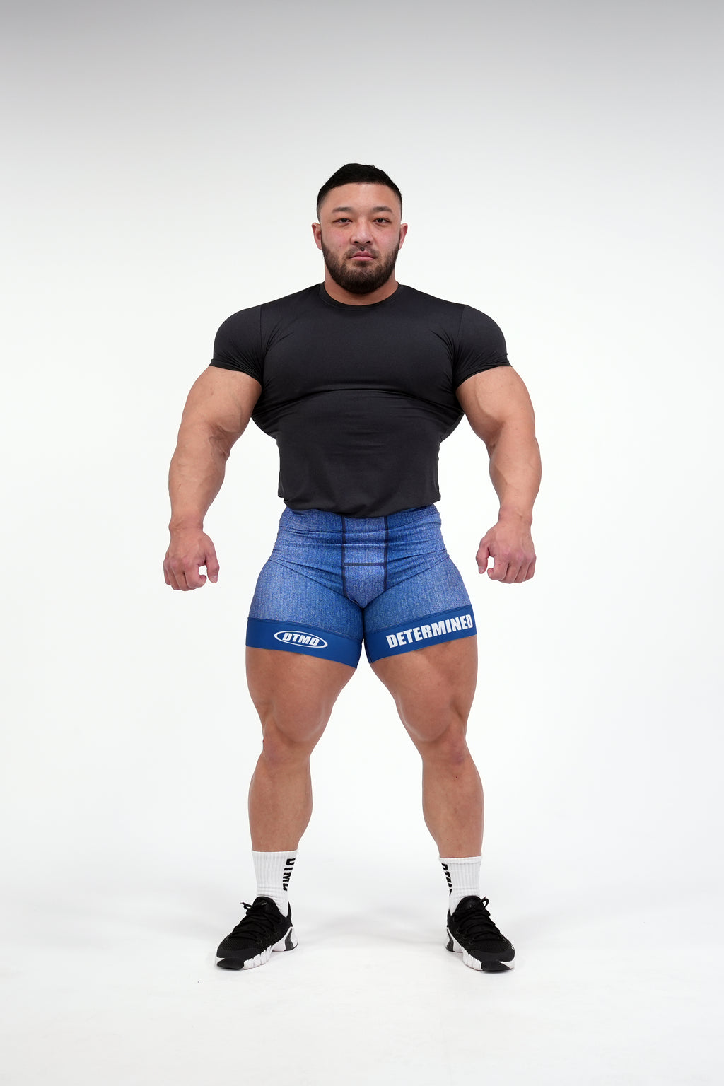 Denim Short Tights (Blue)