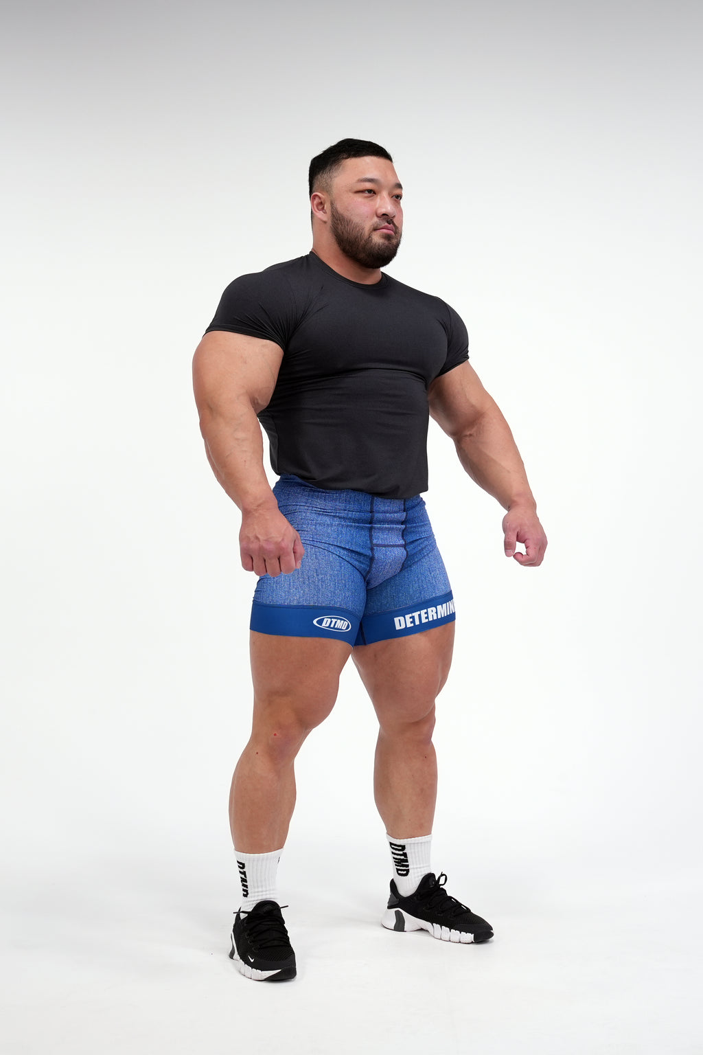 Denim Short Tights (Blue)