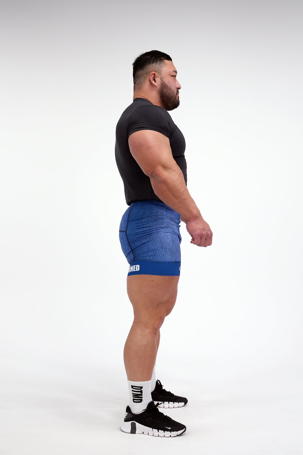 Denim Short Tights (Blue)