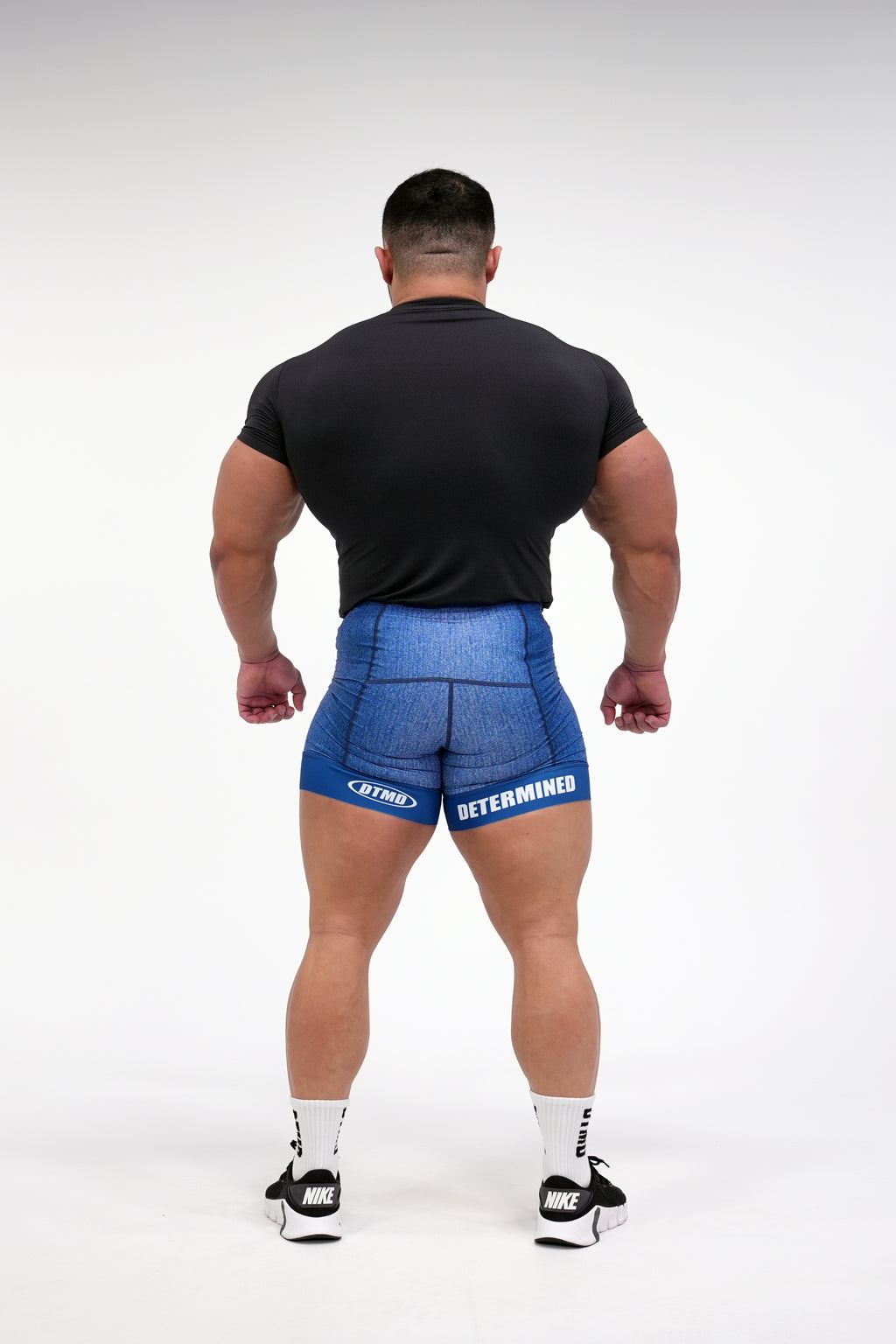 Denim Short Tights (Blue)
