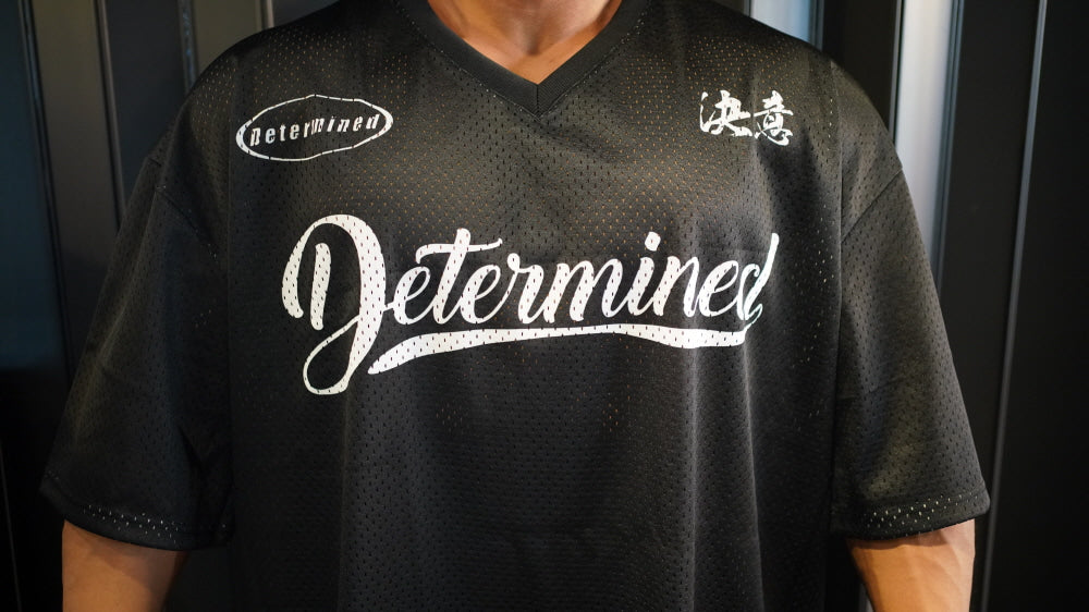 Determind Heavy Mesh V-Neck Jersey