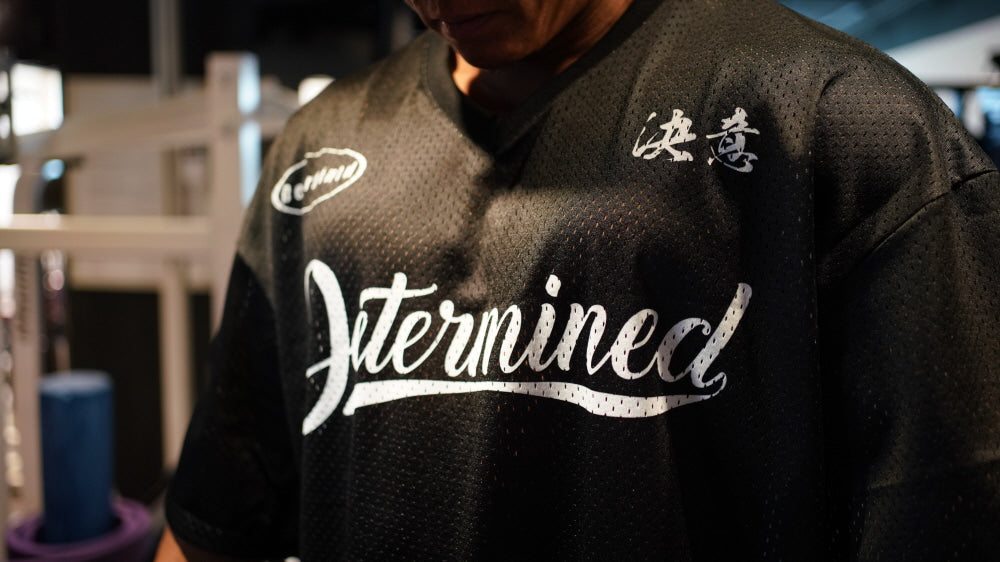 Determind Heavy Mesh V-Neck Jersey