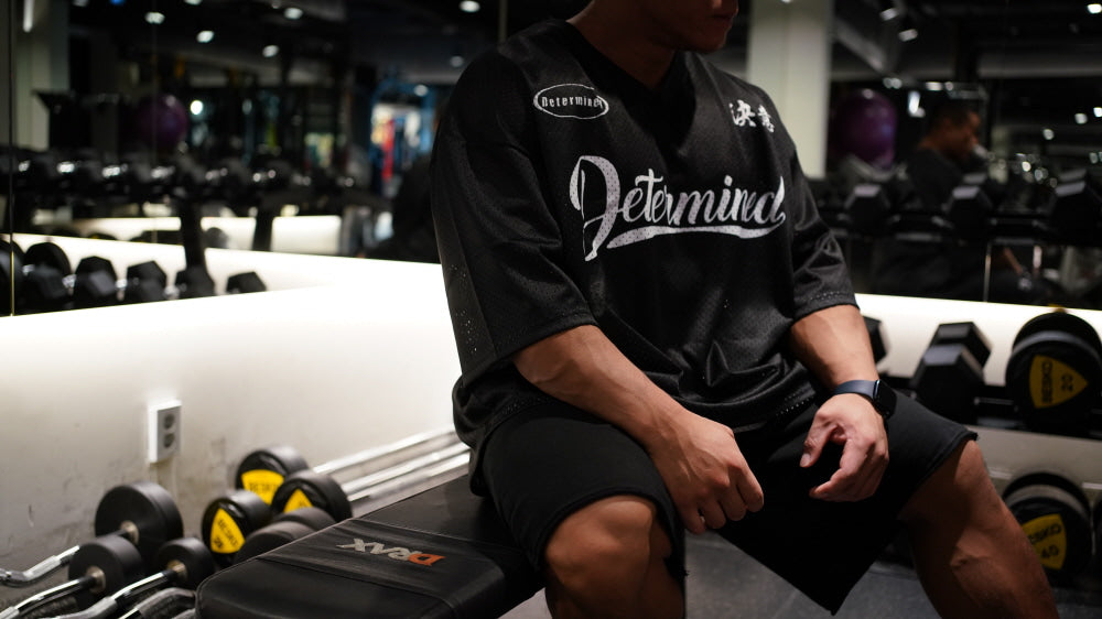Determind Heavy Mesh V-Neck Jersey