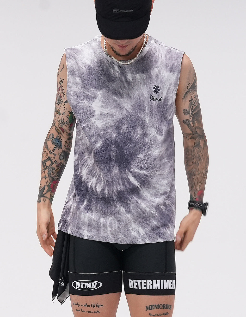 Urban Singlet (Tie-dye Gray)