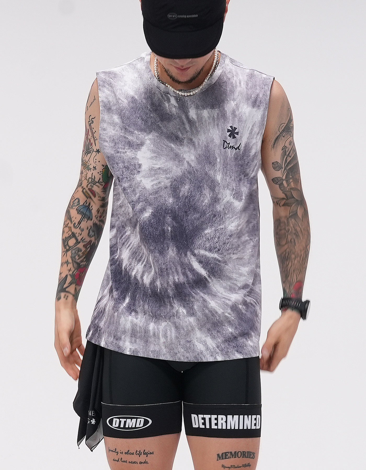 Urban Singlet (Tie-dye Gray)