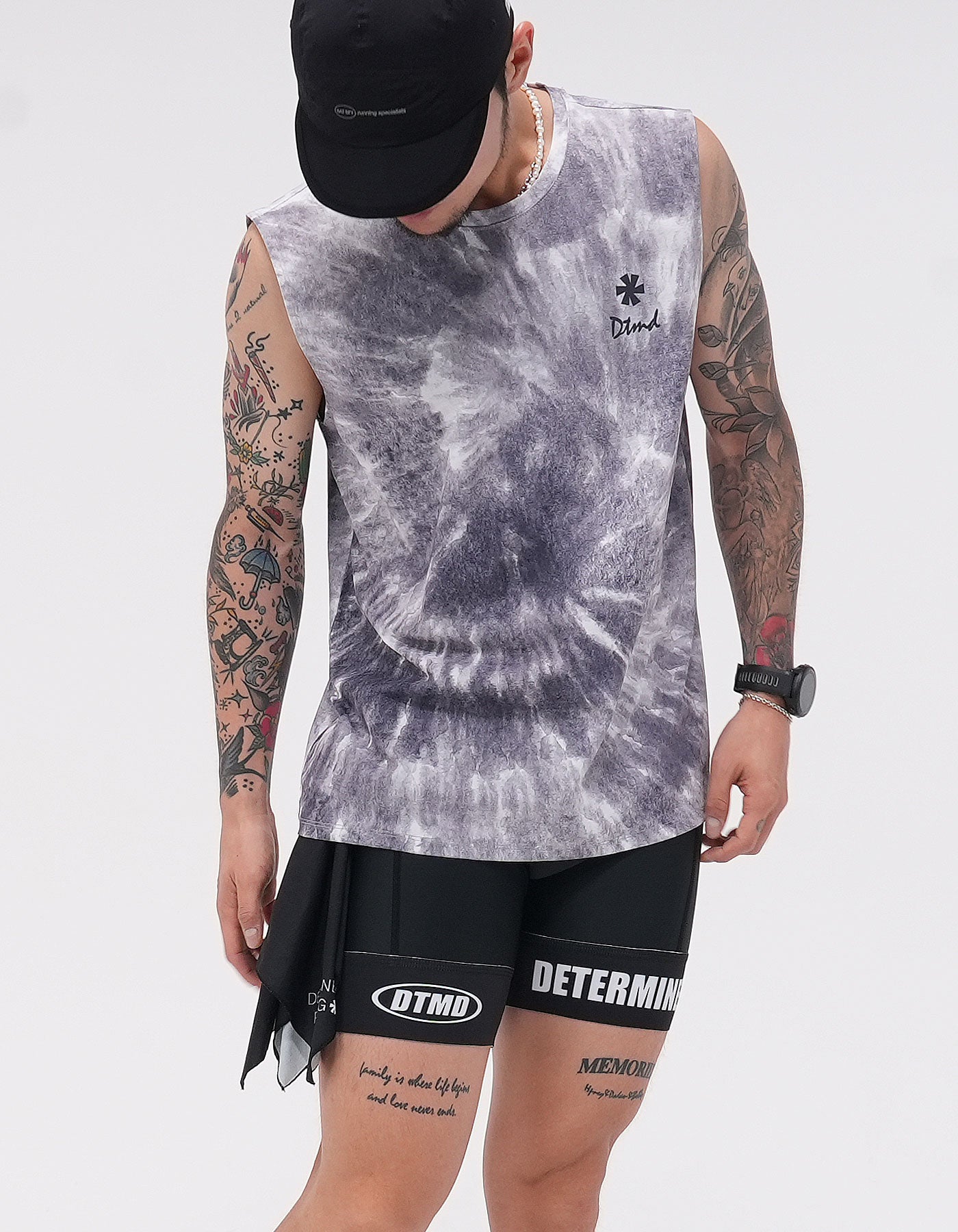 Urban Singlet (Tie-dye Gray)