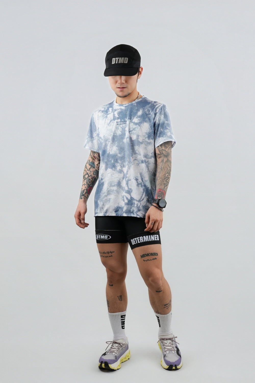 Run Short Sleeve (Tie-dye Sky)