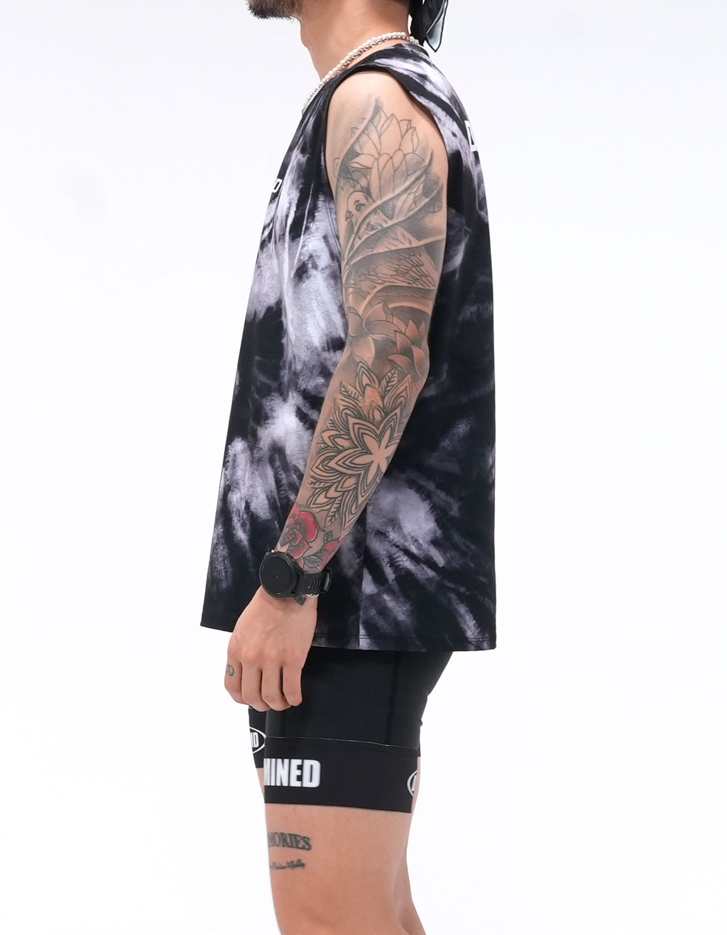 Urban Singlet (Tie-dye Black)