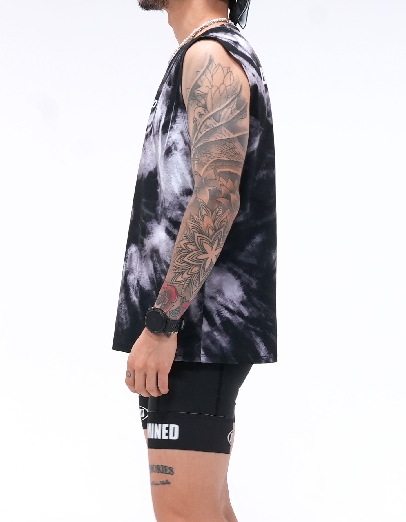 Urban Singlet (Tie-dye Black)
