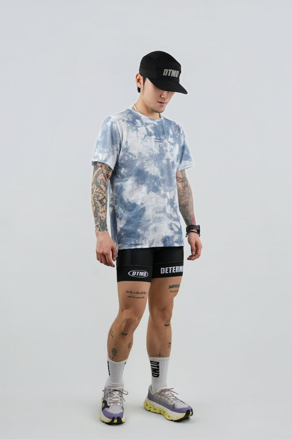 Run Short Sleeve (Tie-dye Sky)