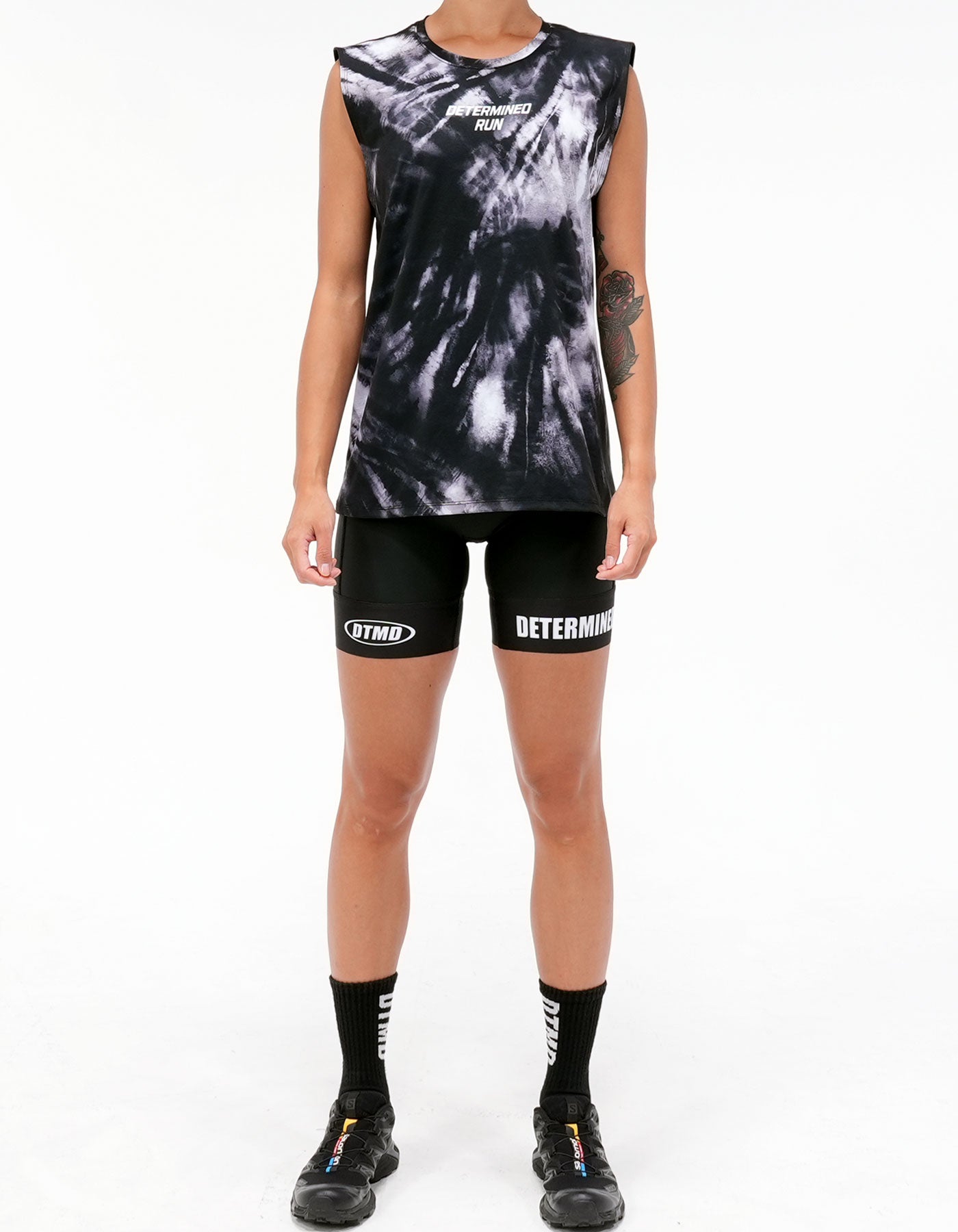 Urban Singlet (Tie-dye Black)