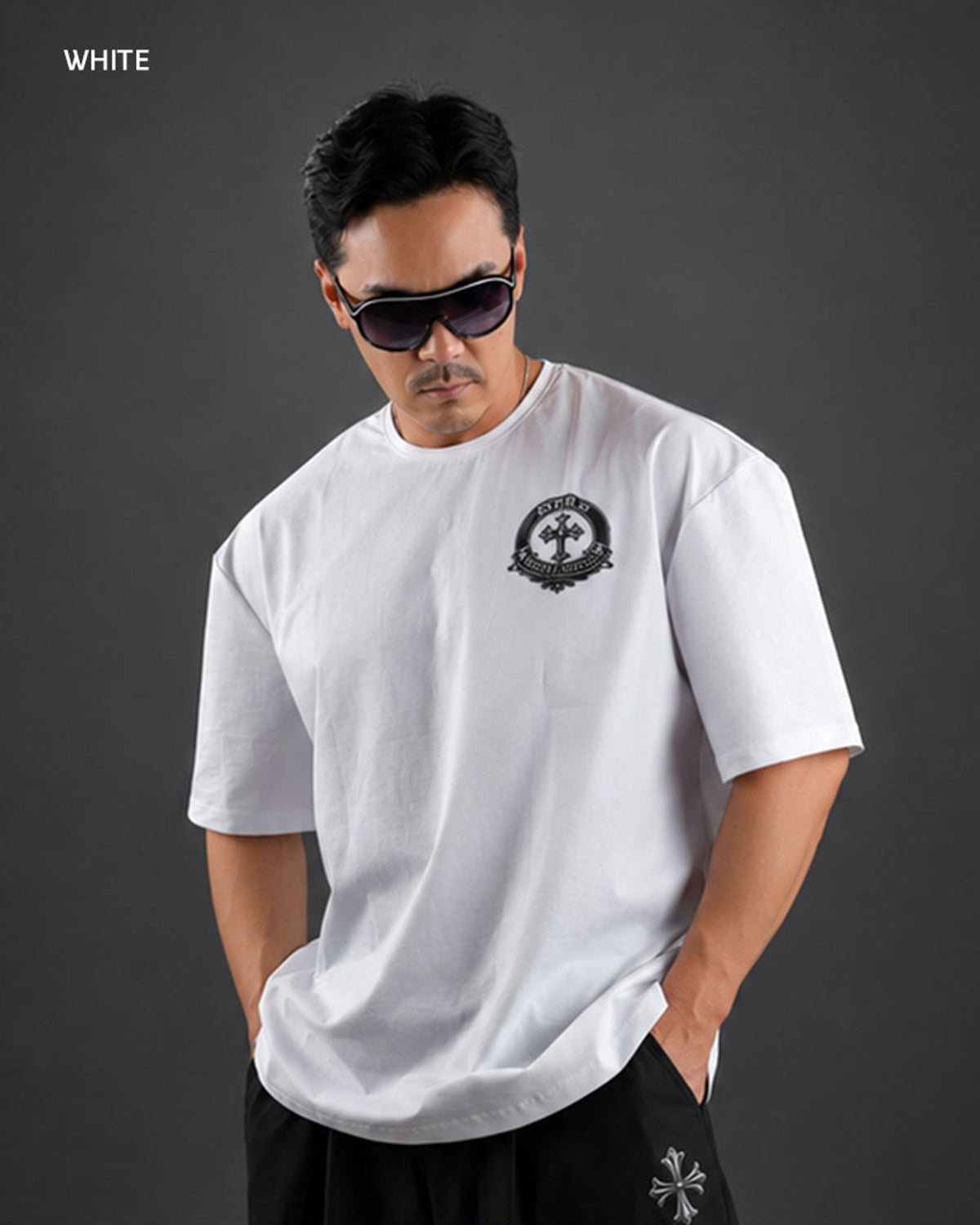White Label Semi-Oversized Short Sleeve T-Shirt DWS002