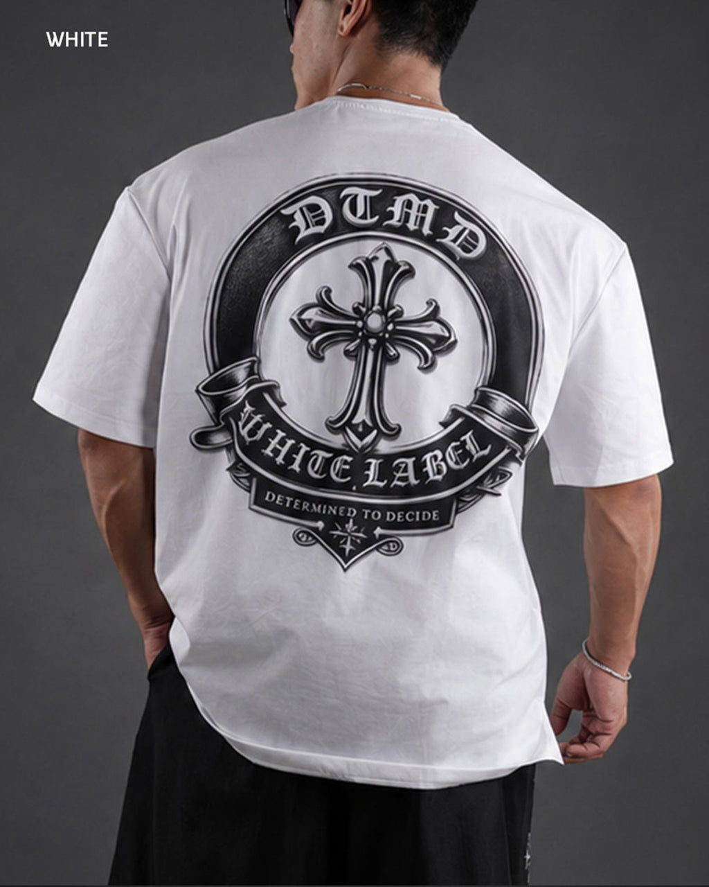 White Label Semi-Oversized Short Sleeve T-Shirt DWS002