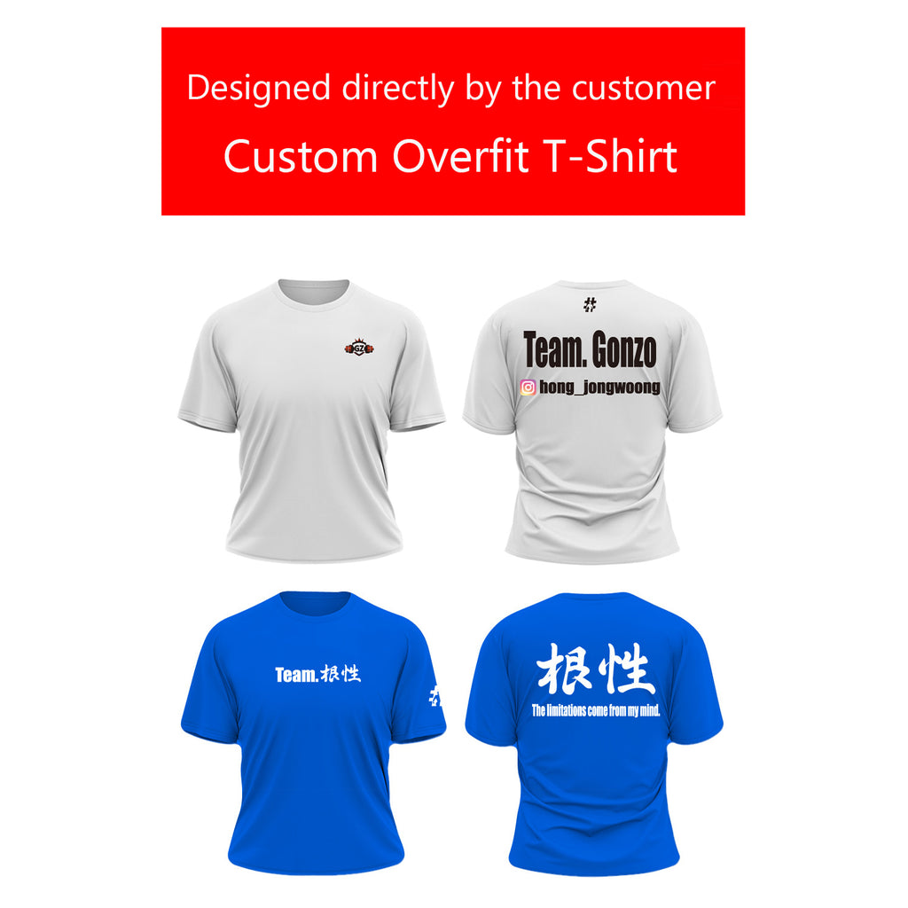 [Customize] Mesh Overfit T-Shirt