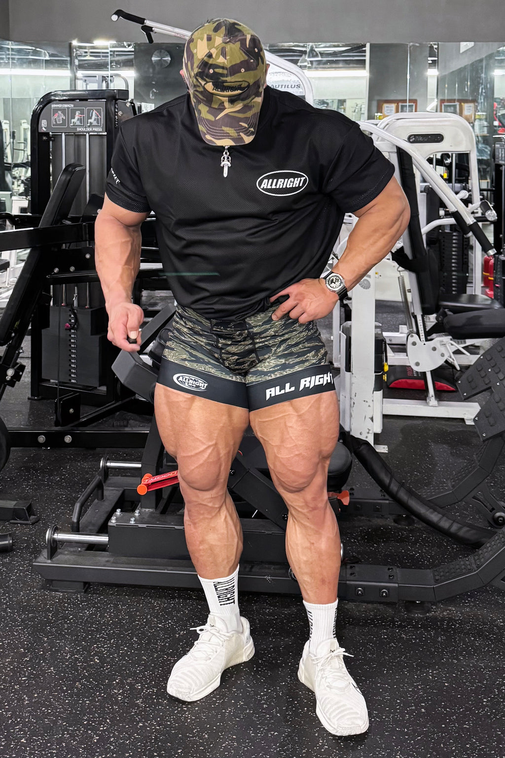 ALLRIGHT Real Tiger Camo Short Tights