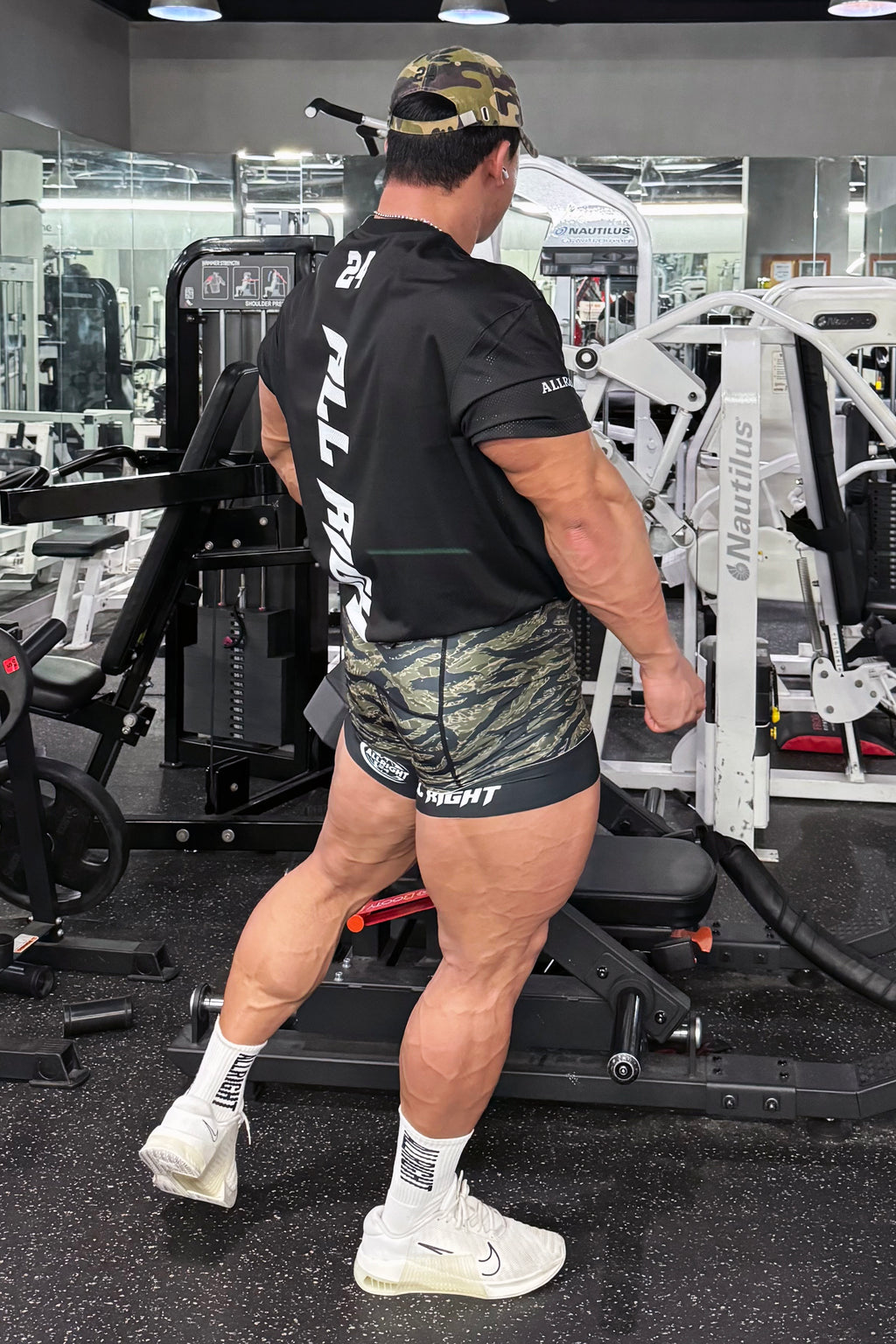 ALLRIGHT Real Tiger Camo Short Tights