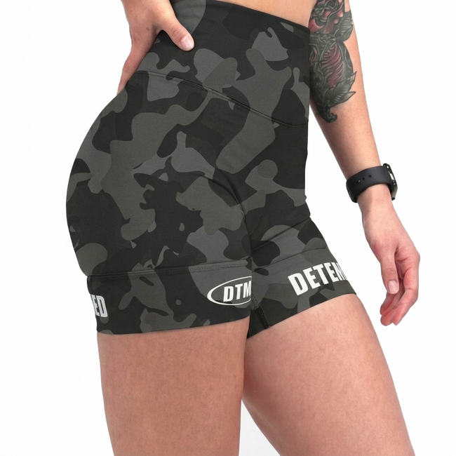 Women's Defense Black Camo 2.0 Short Tights