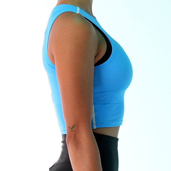 Light Crop Top (Blue)