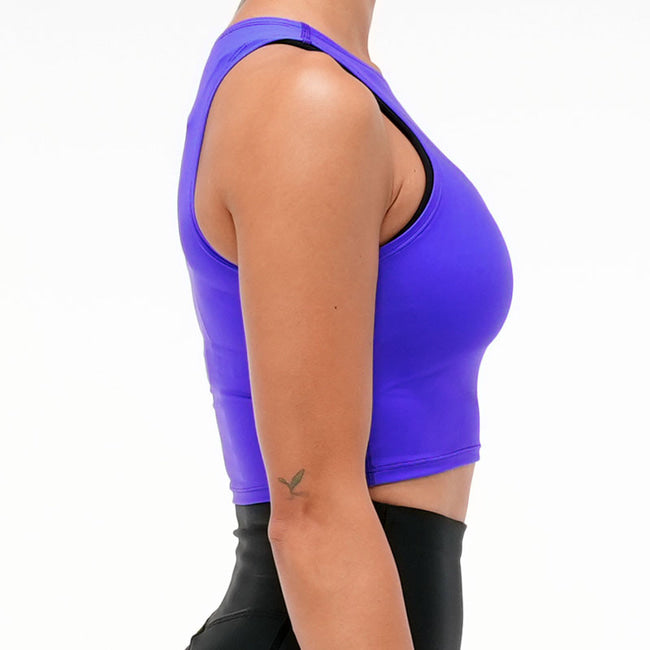 Light Crop Top (Violet)