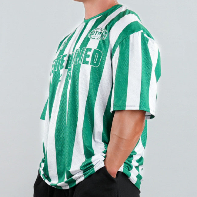 Stripe Oversized (Green/White)