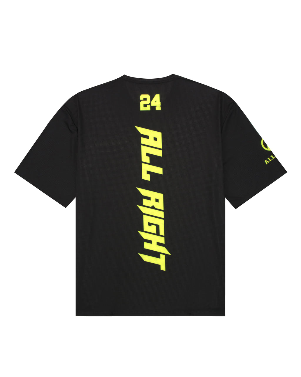 ALLRIGHT Overfit T-shirt (Black/Yellow)
