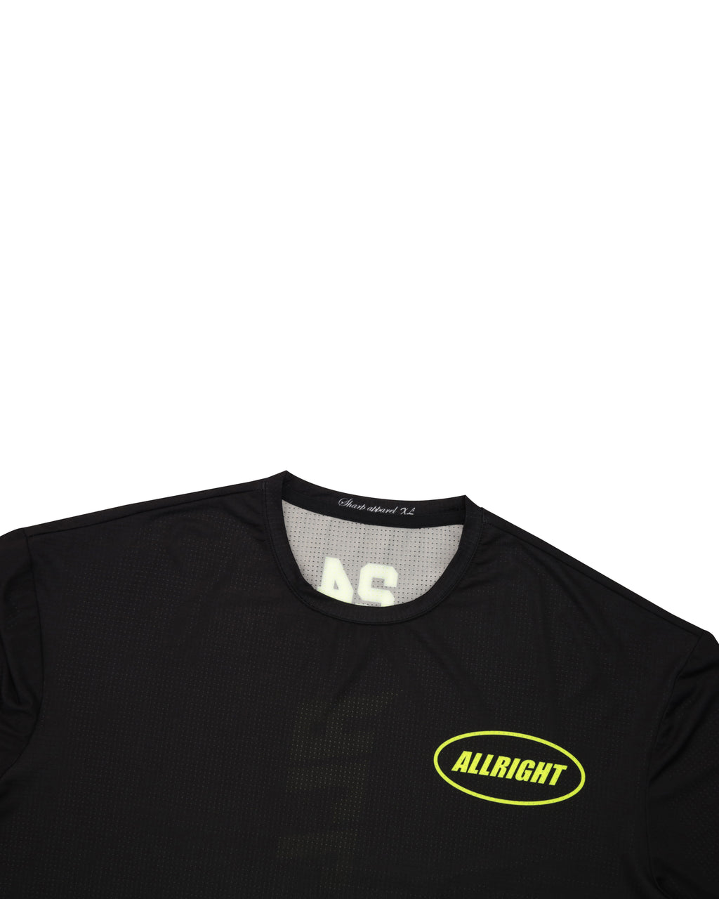 ALLRIGHT Overfit T-shirt (Black/Yellow)