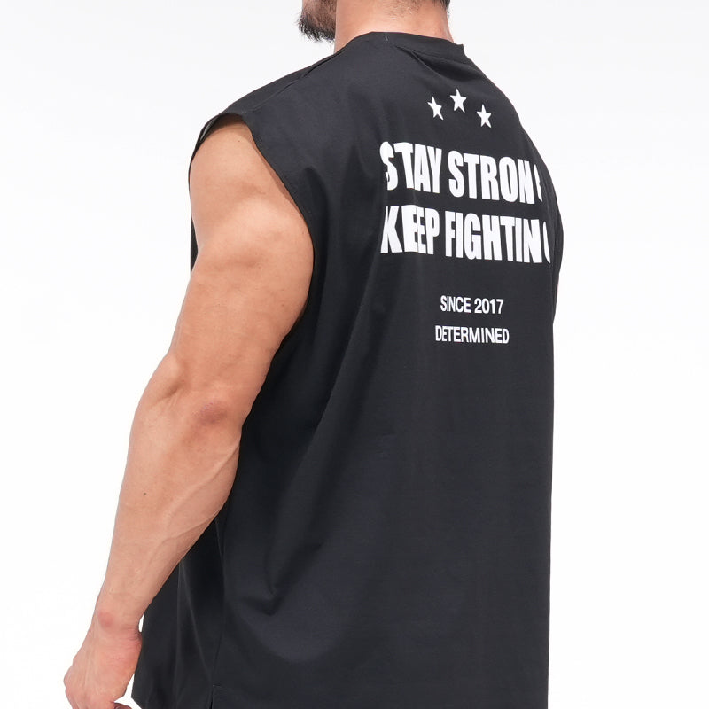 Keep Fighting Sleeveless (Black)